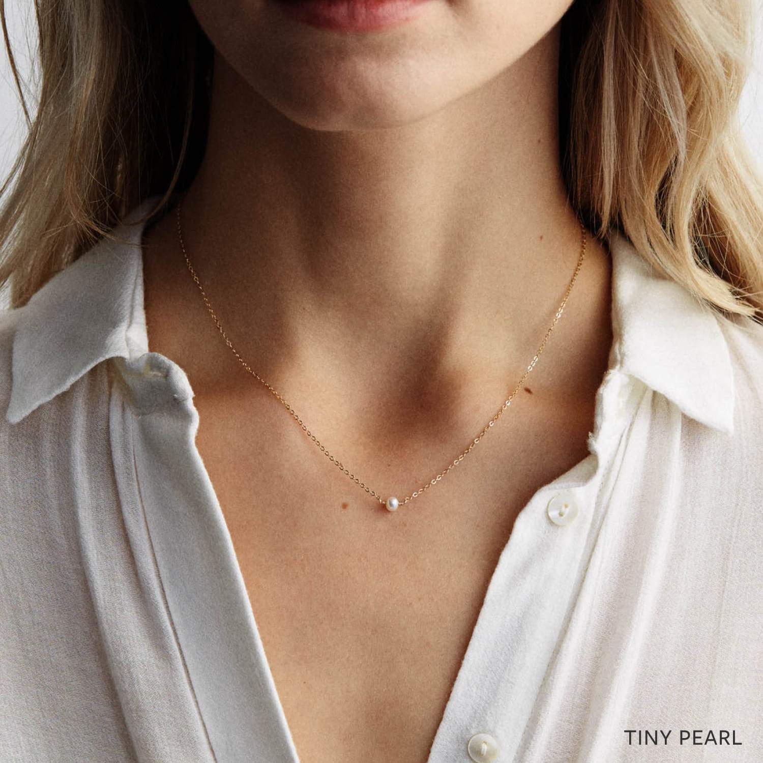 Pleine Lune Necklace - 14k Solid Gold - Image 5