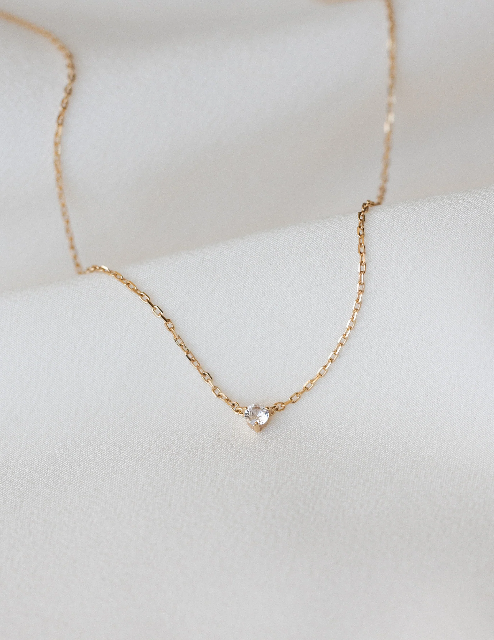 Polaris Diamond Solitaire Necklace - Image 4