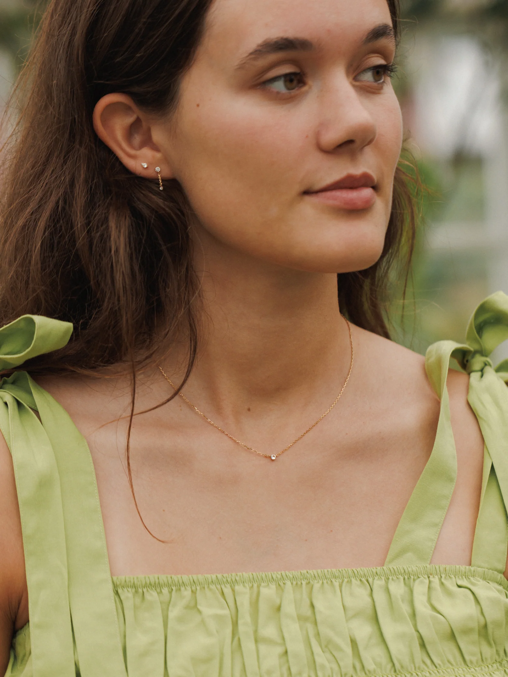 Polaris Diamond Solitaire Necklace - Image 6