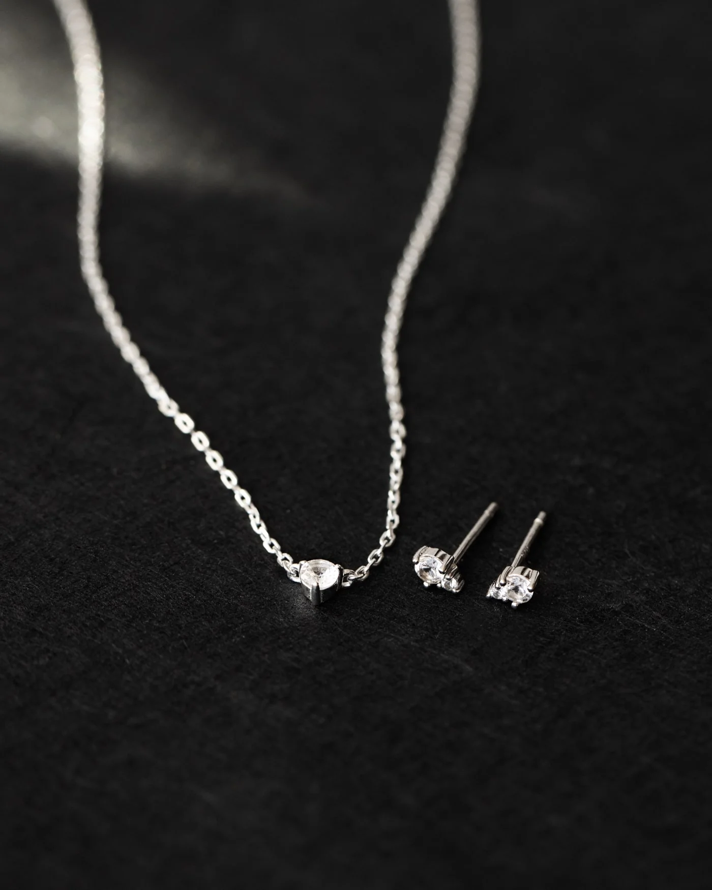 Polaris White Sapphire Necklace - Image 6