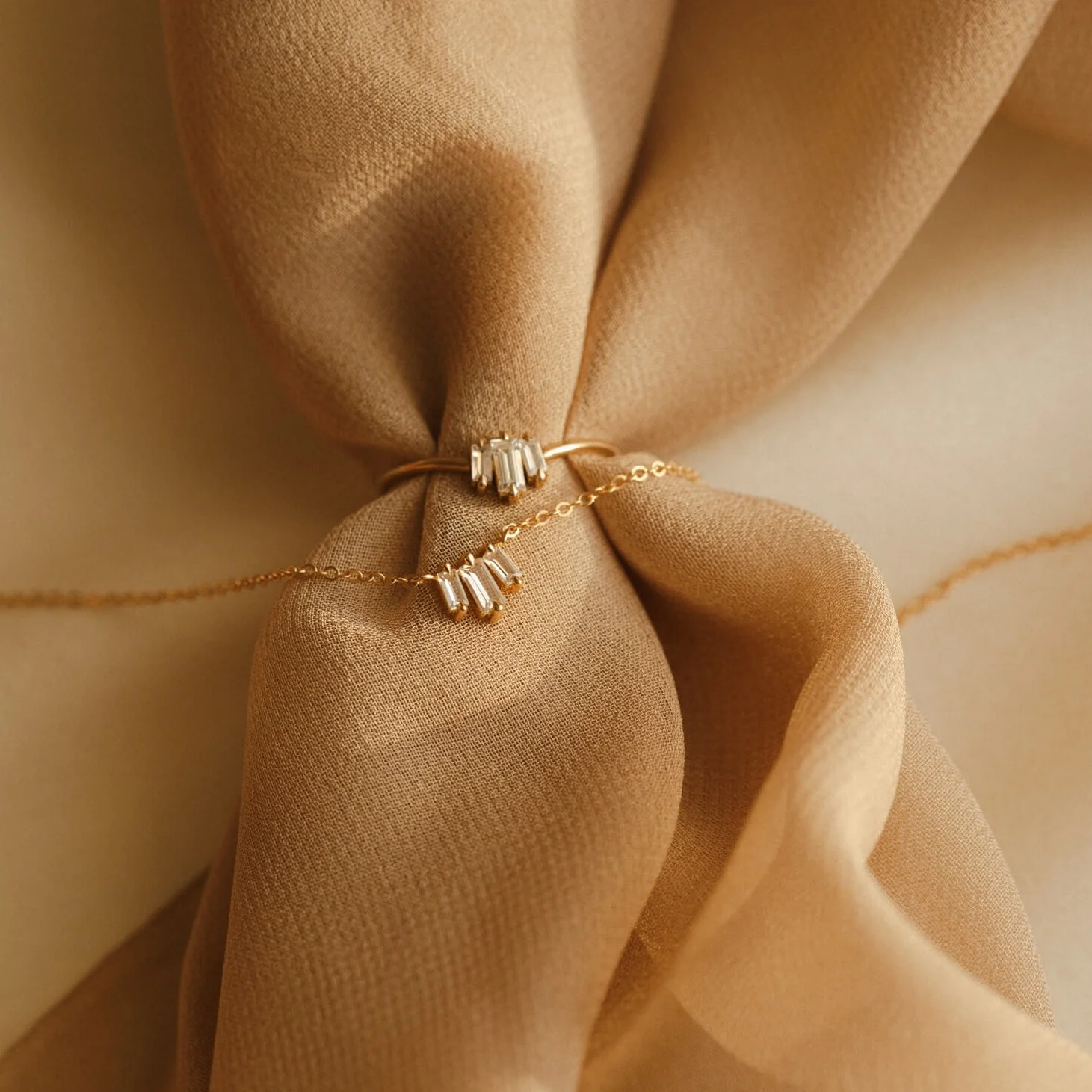 Prisma White Sapphire Necklace - Image 5