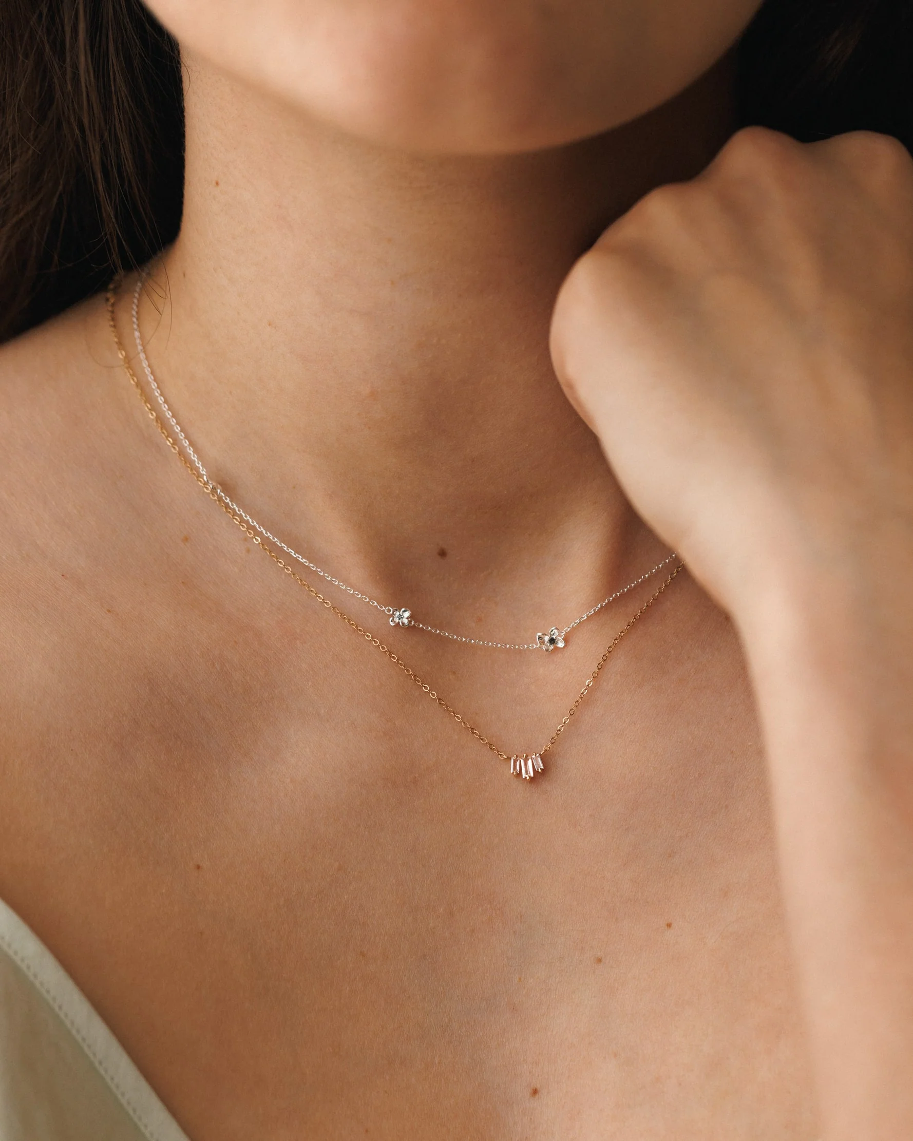 Prisma White Sapphire Necklace - Image 6