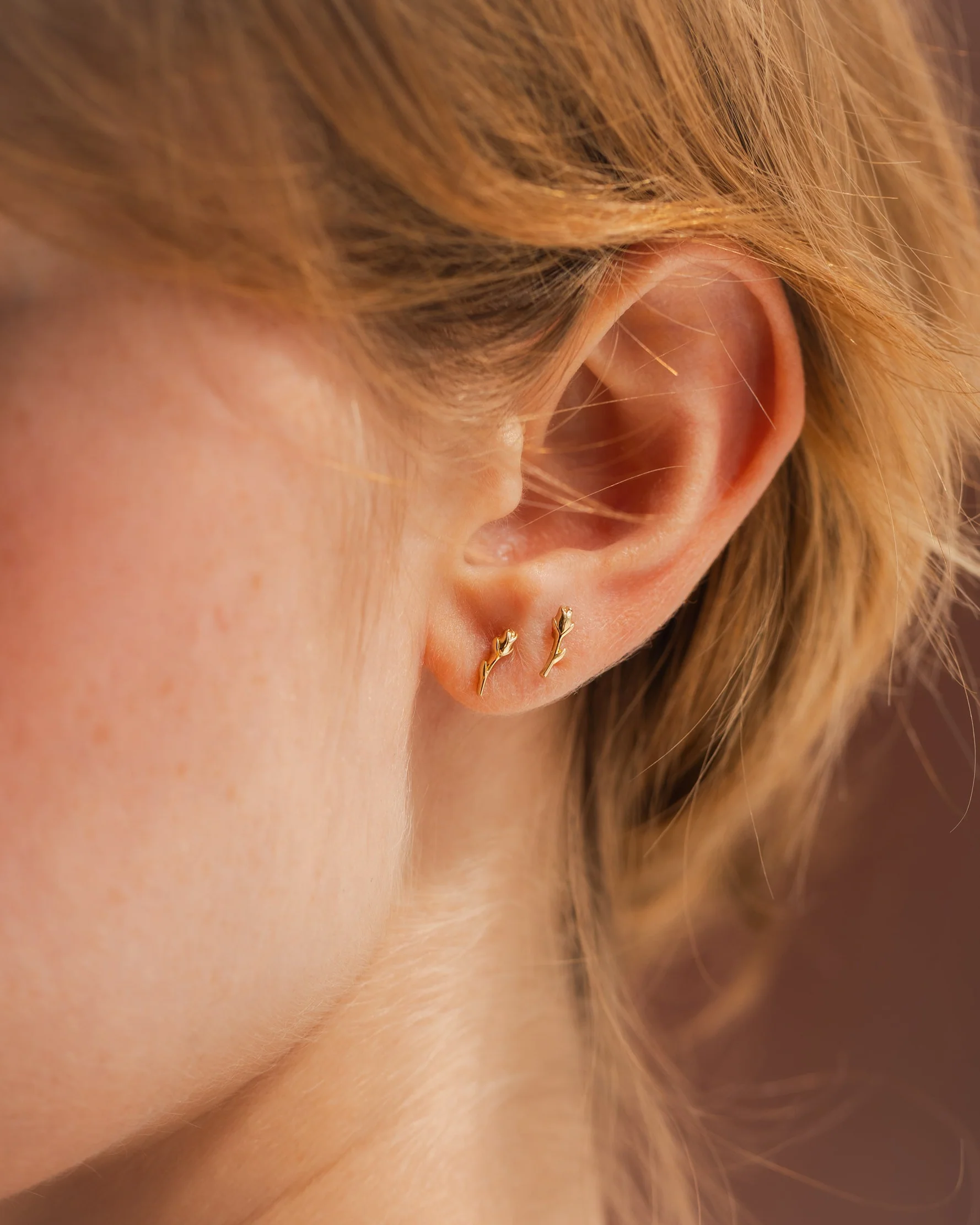 Rosebud Studs - Image 2