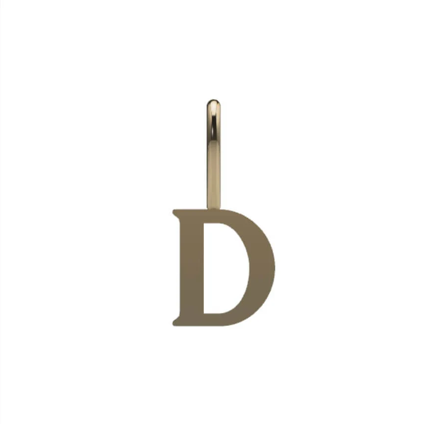 Serif Initial Pendant - Image 10