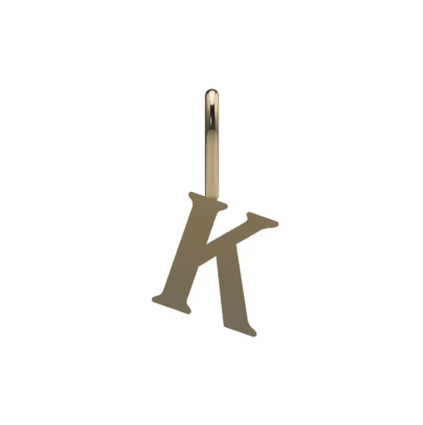 Serif Initial Pendant - Image 17