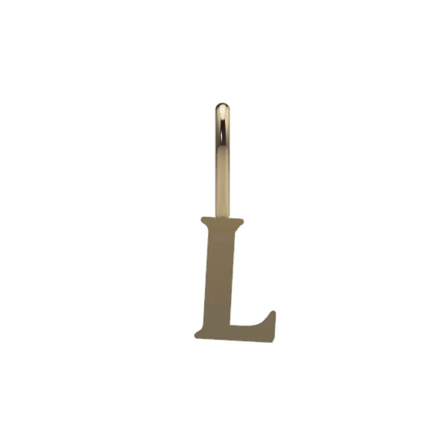 Serif Initial Pendant - Image 18