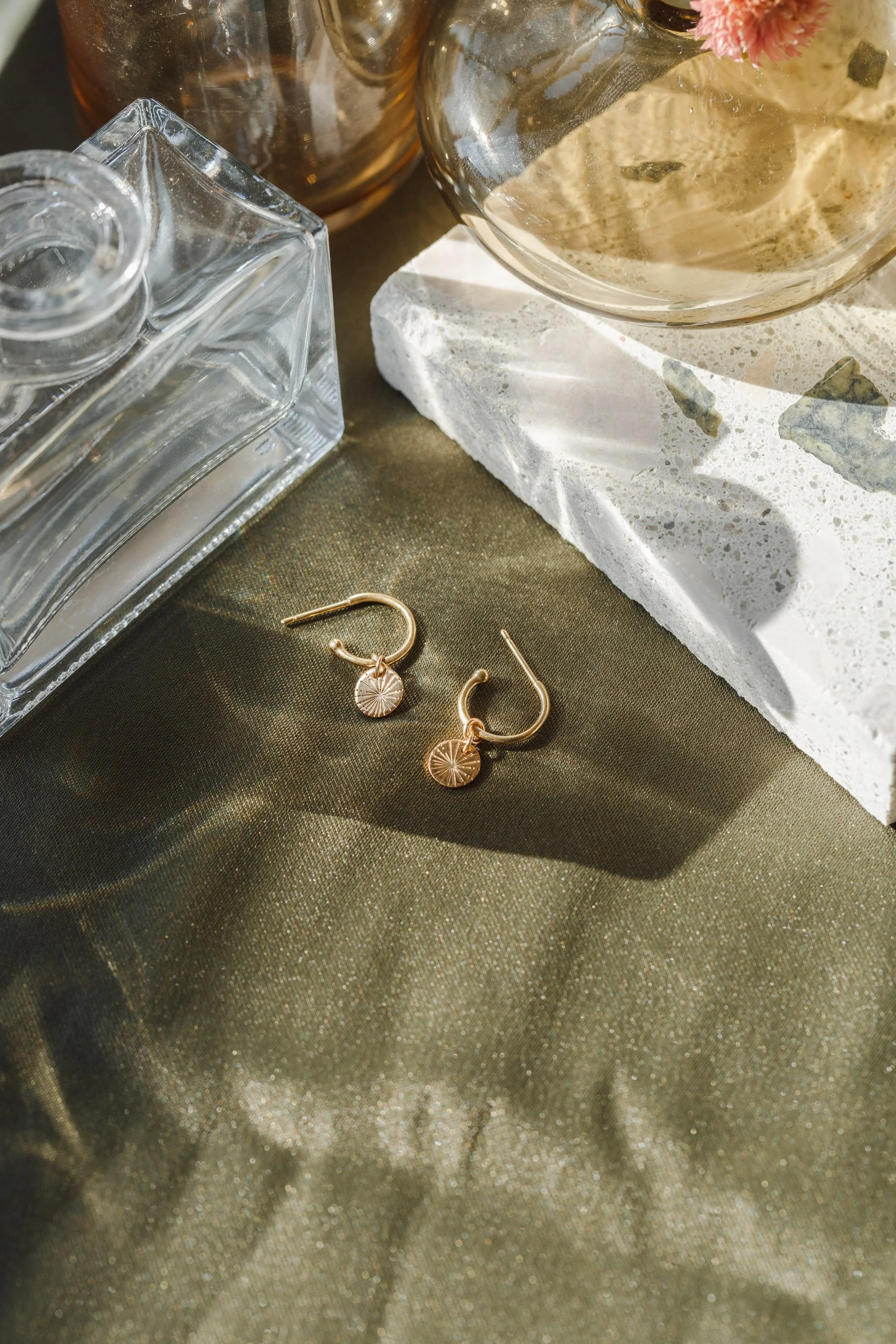 Sia Starburst Huggie Hoops - Image 3