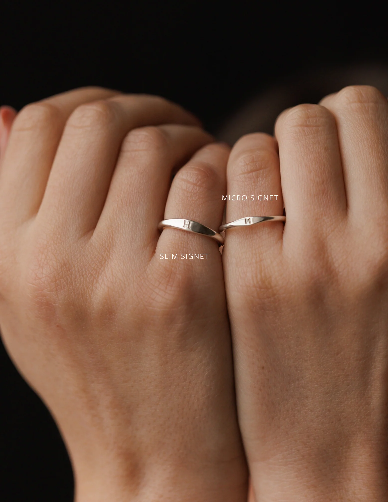 Slim Signet Pinky Ring - Image 5