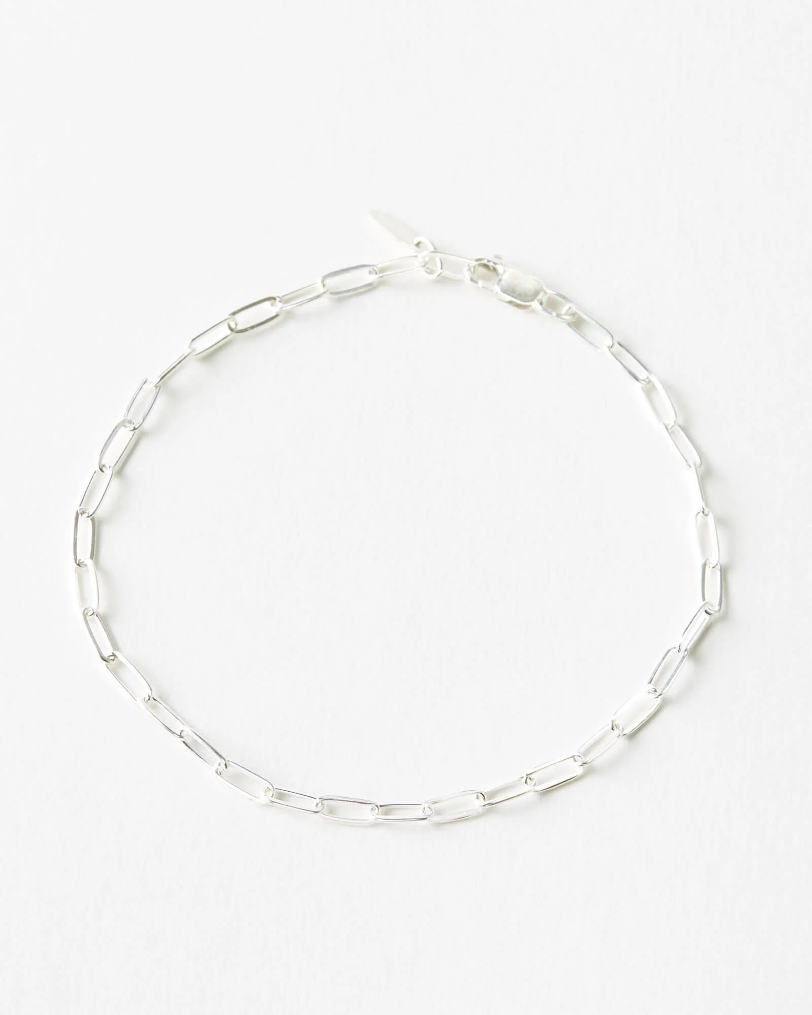 Small Paperclip Chain Bracelet - Image 2
