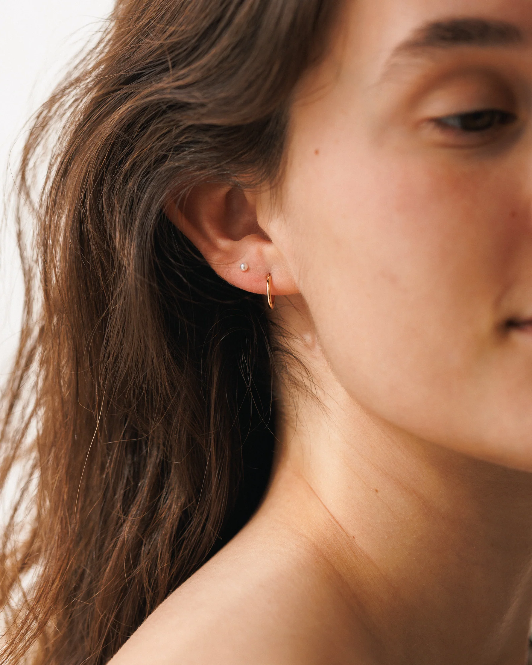 Solid Gold 24/7 Huggie Hoops - Image 6