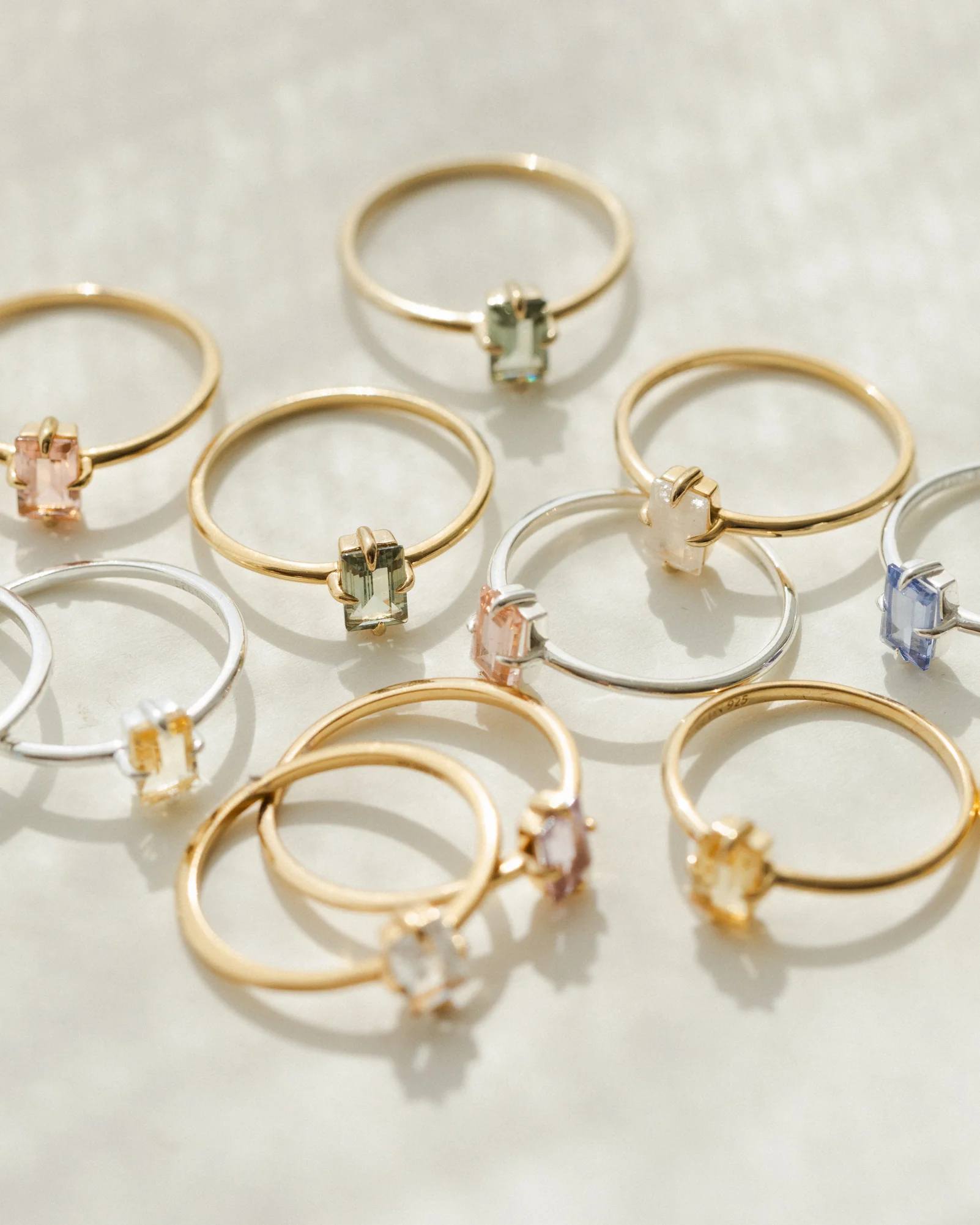 Solid Gold Grand Baguette Ring - Image 3