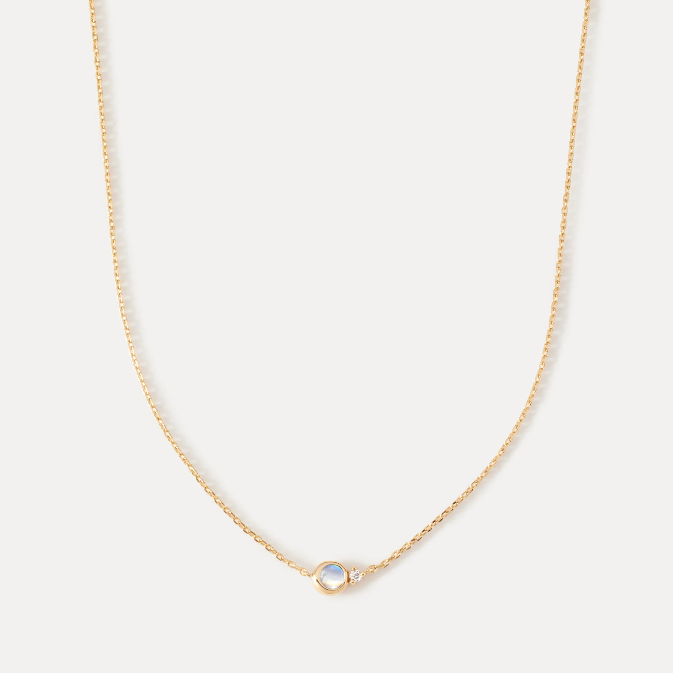 Solid Gold Moonstruck Necklace