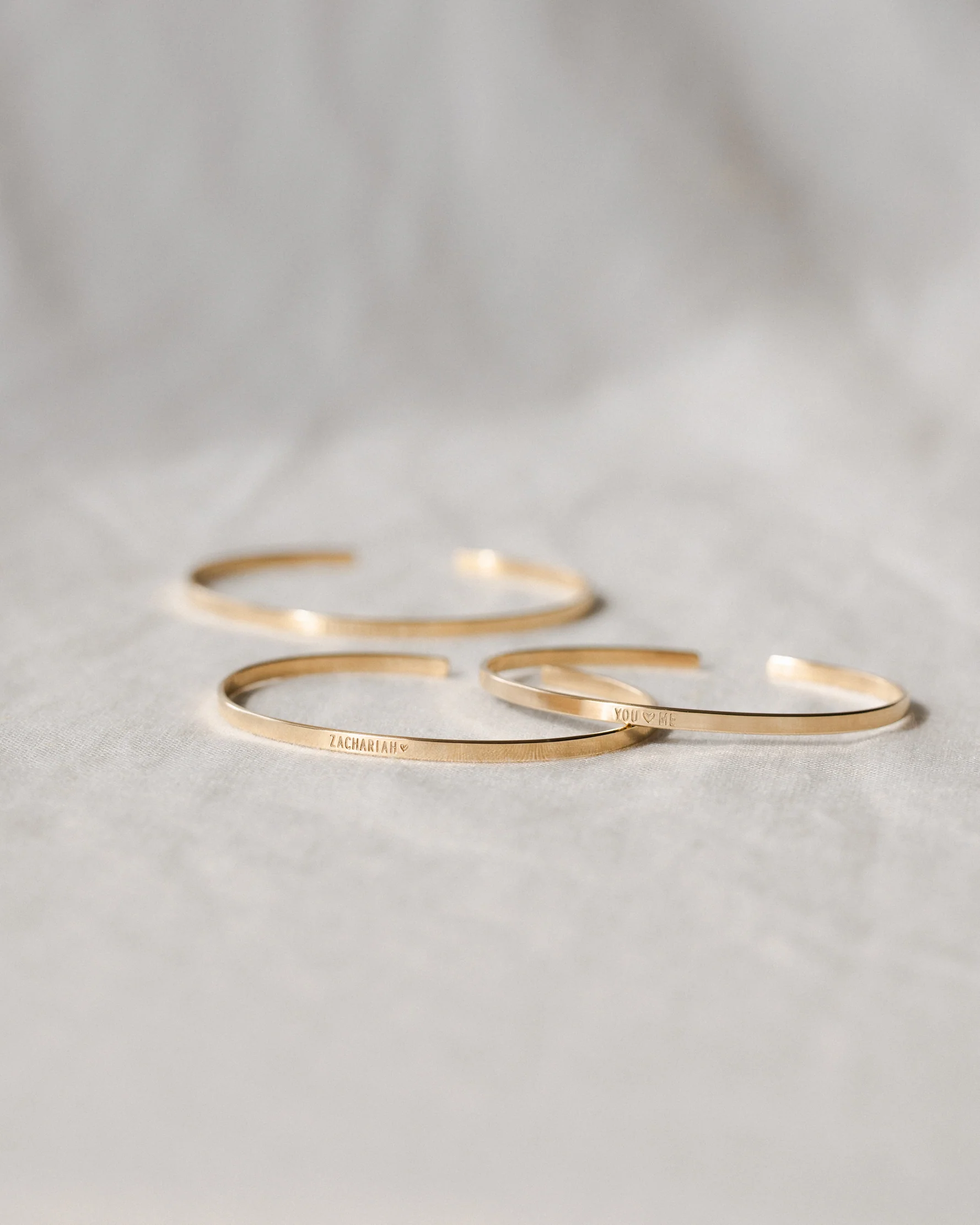 Solid Gold Novel Cuff Bracelet - Image 3