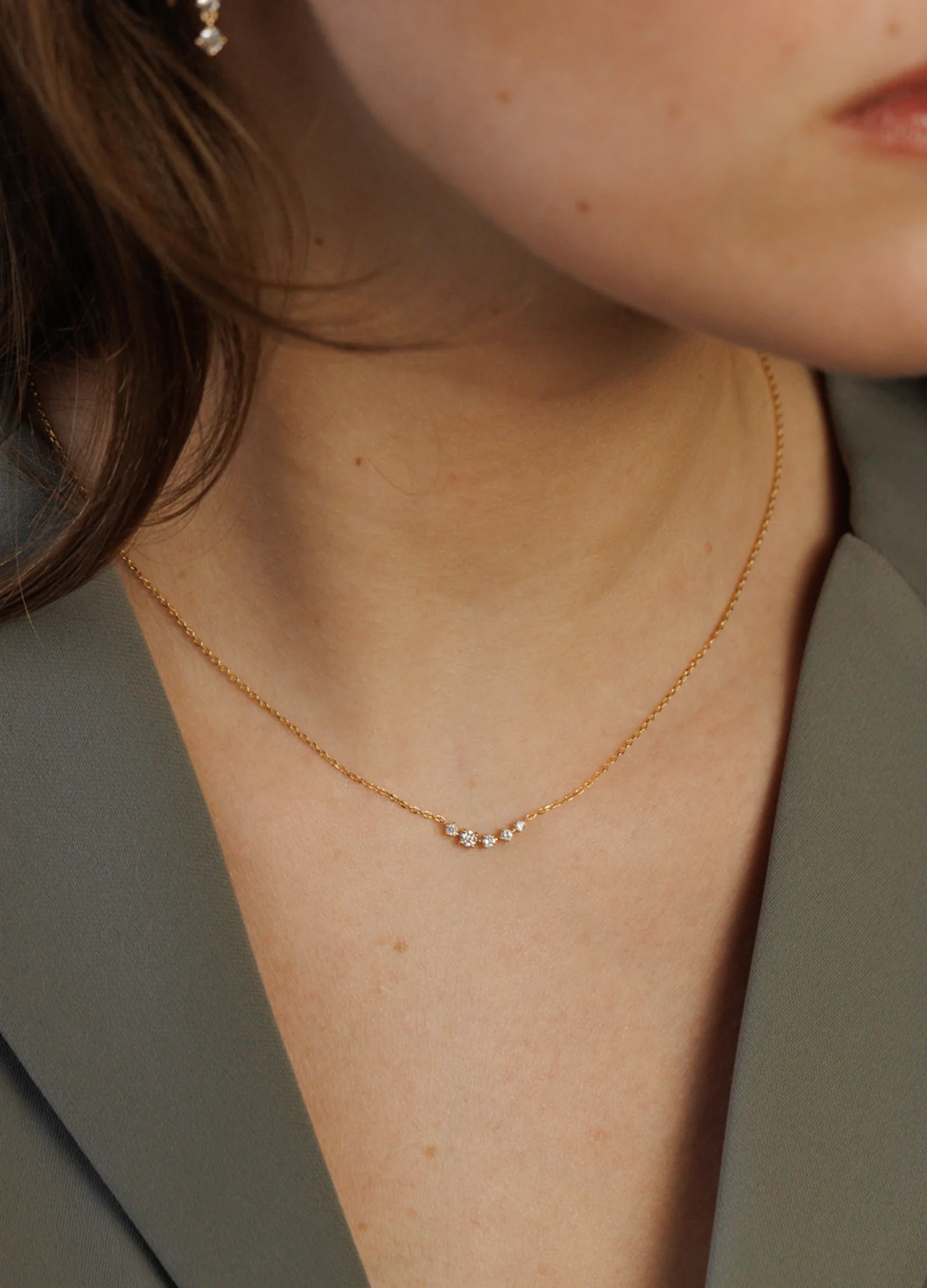 Solid Gold Starscape Necklace - Image 2