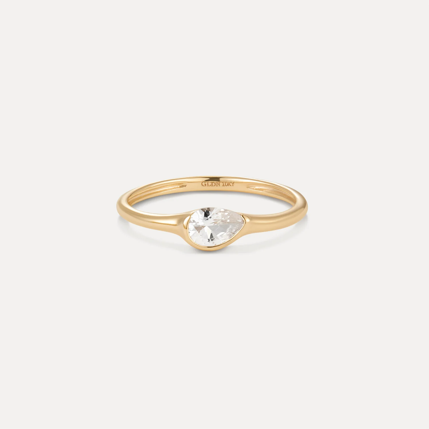 Solid Gold Zephyr Ring