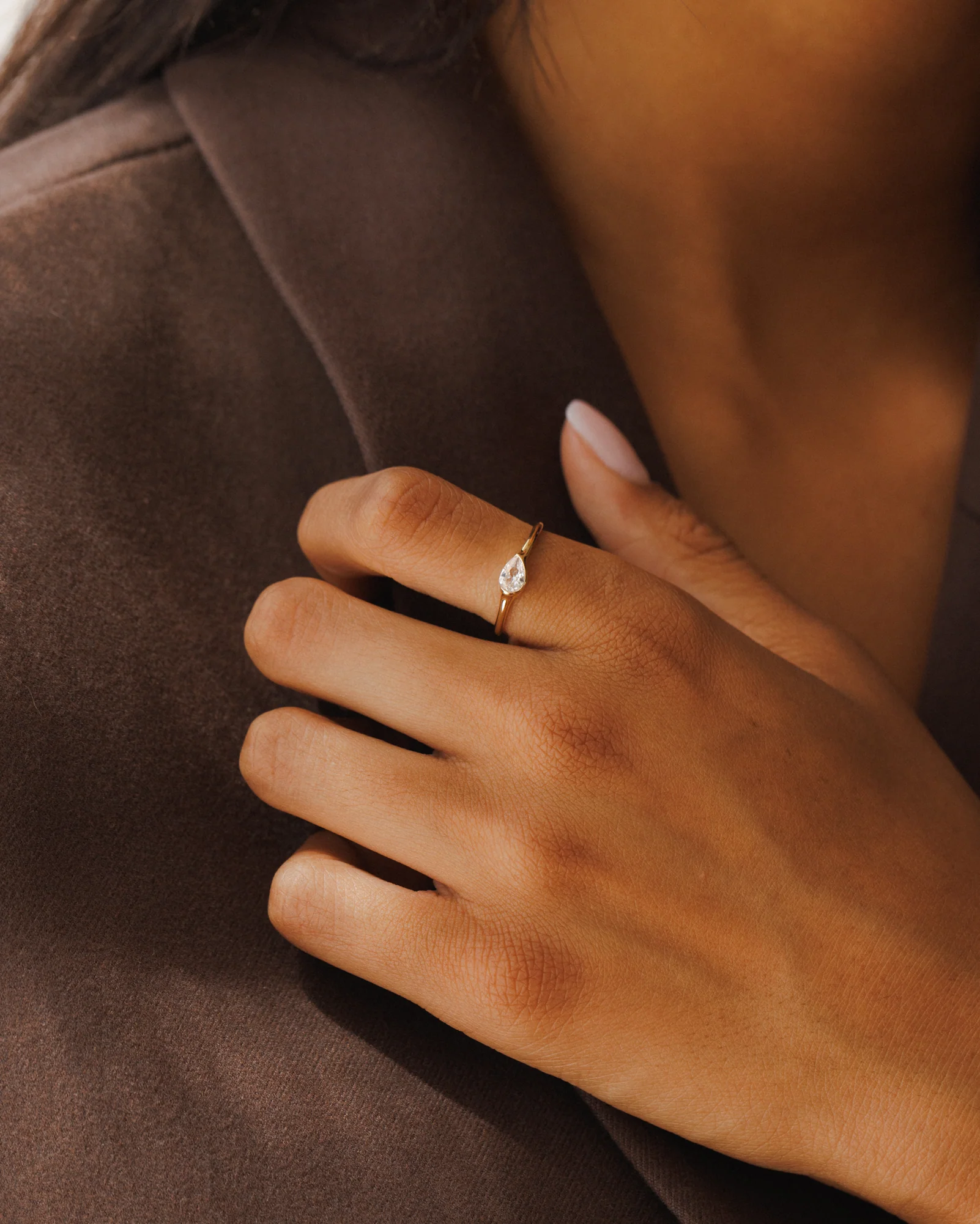 Solid Gold Zephyr Ring - Image 2