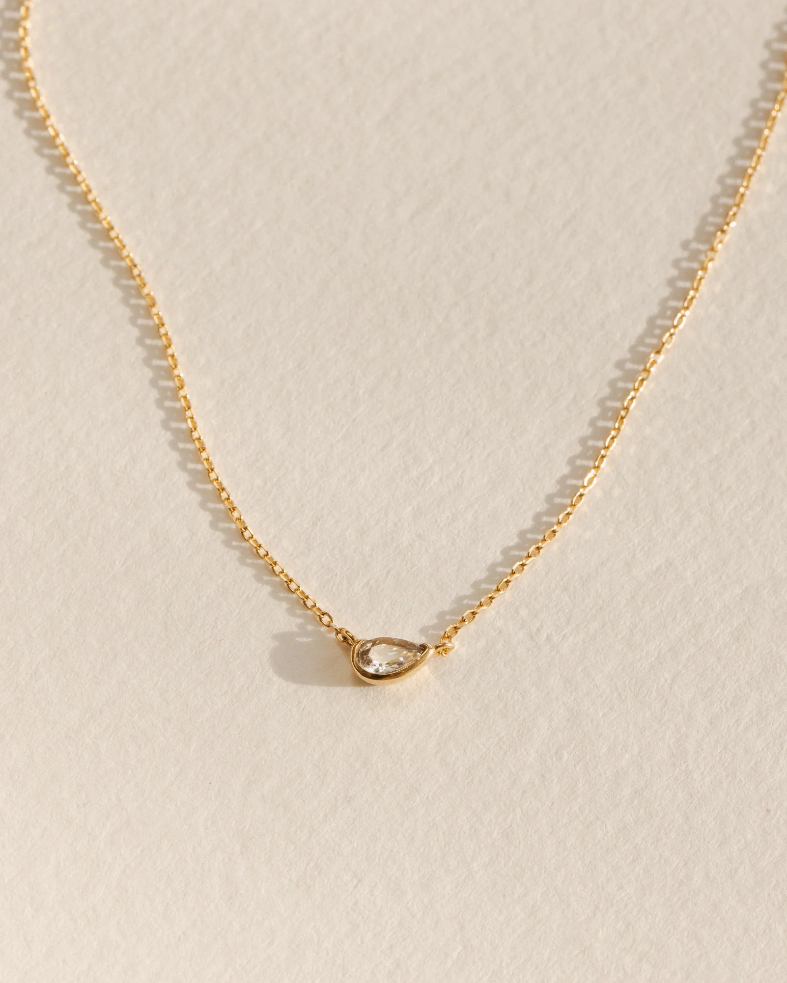 Solid Gold Zephyr Necklace - Image 3
