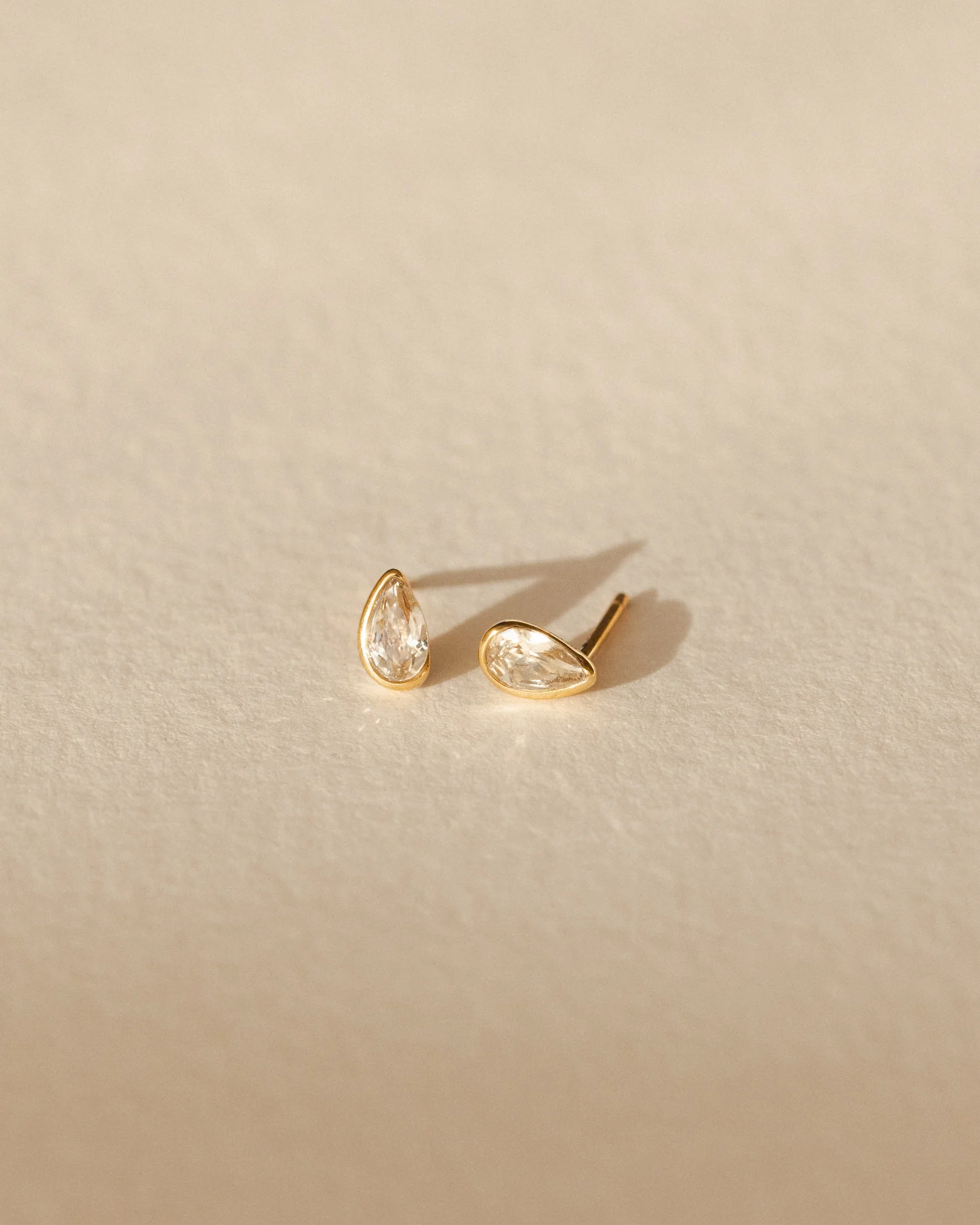 Solid Gold Zephyr Studs - Image 3