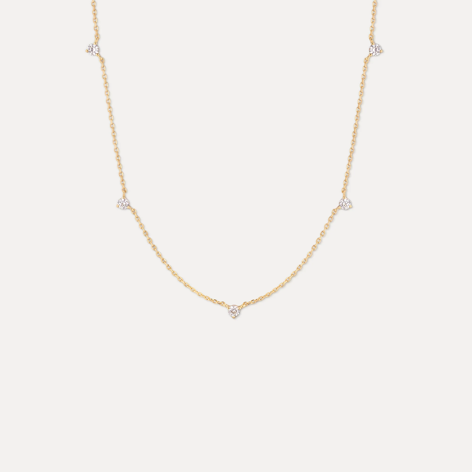 Starlet Station Necklace