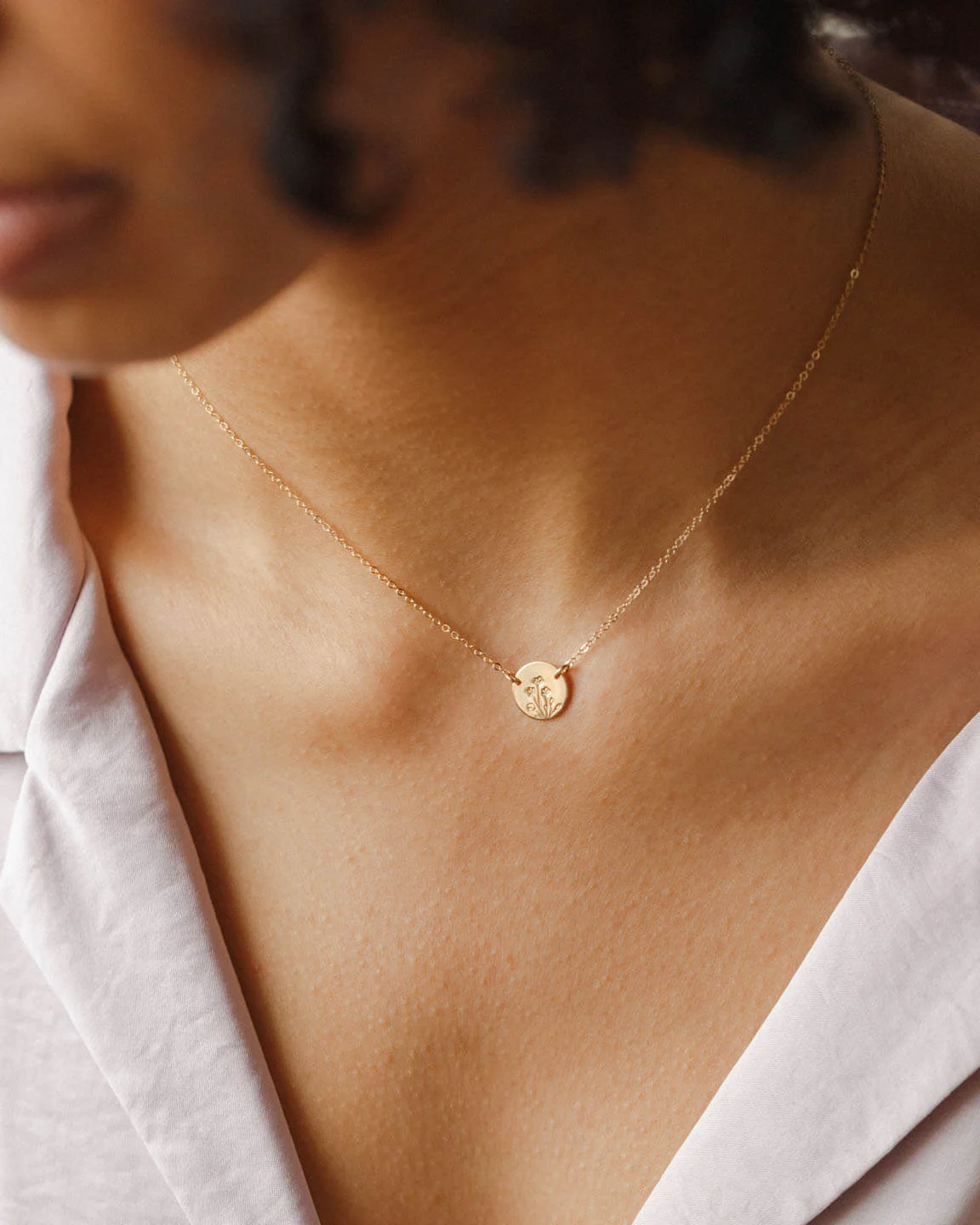 Small Flora Link Necklace - Image 13