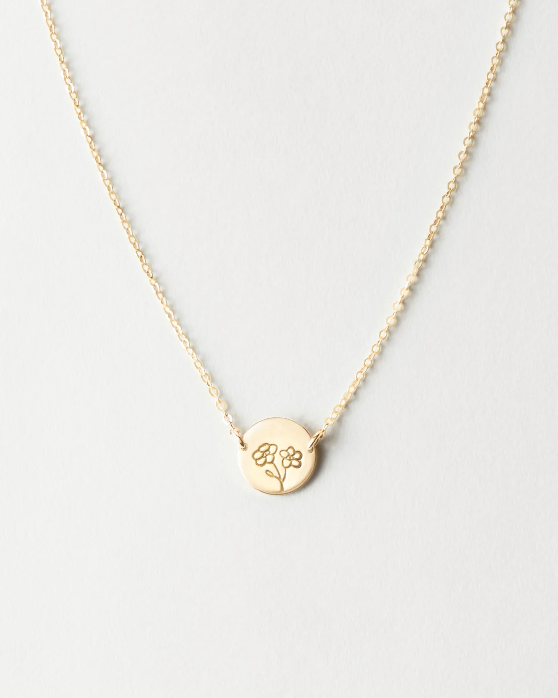 Small Flora Link Necklace - Image 3