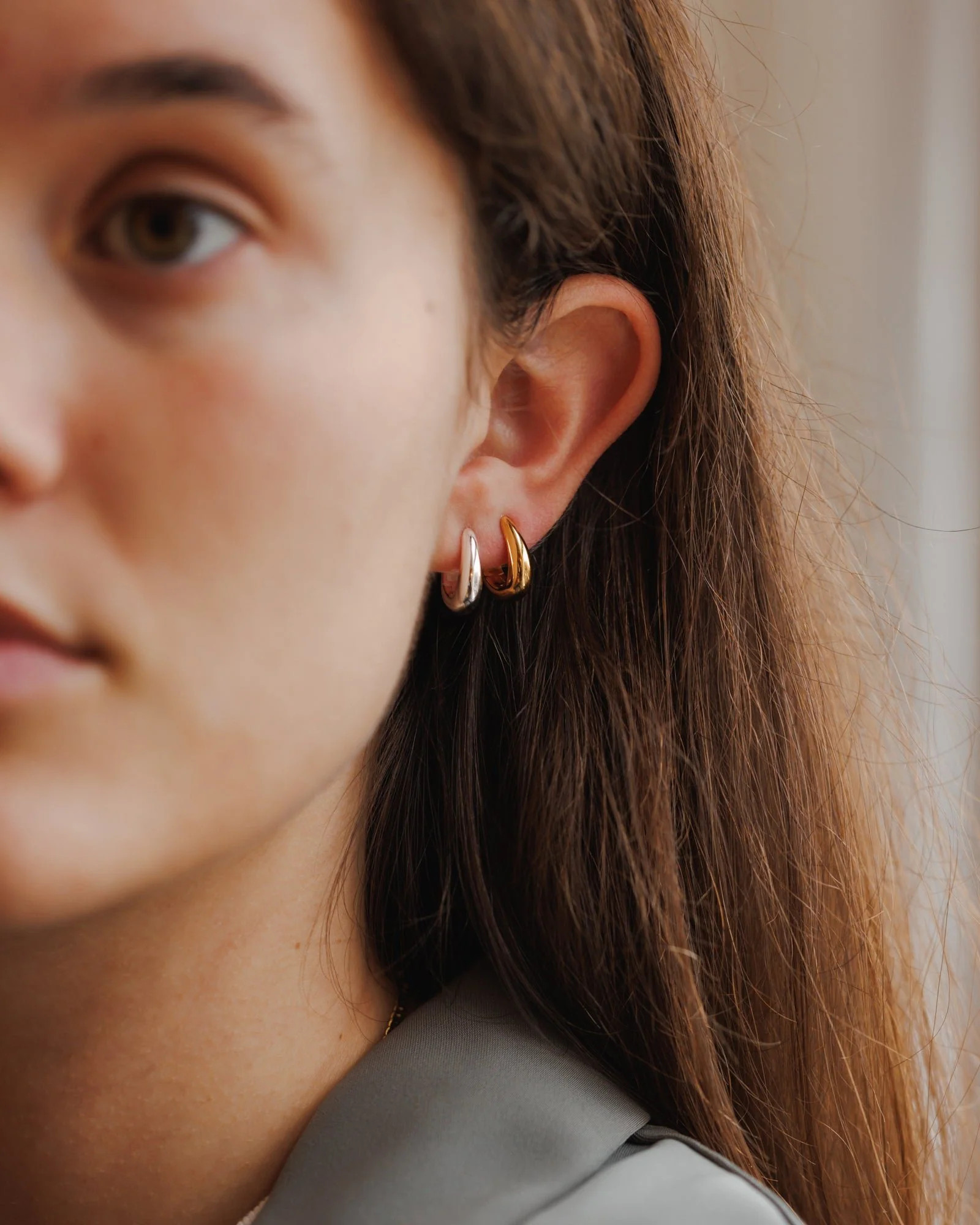 Tapered Dome Hoops - Image 6