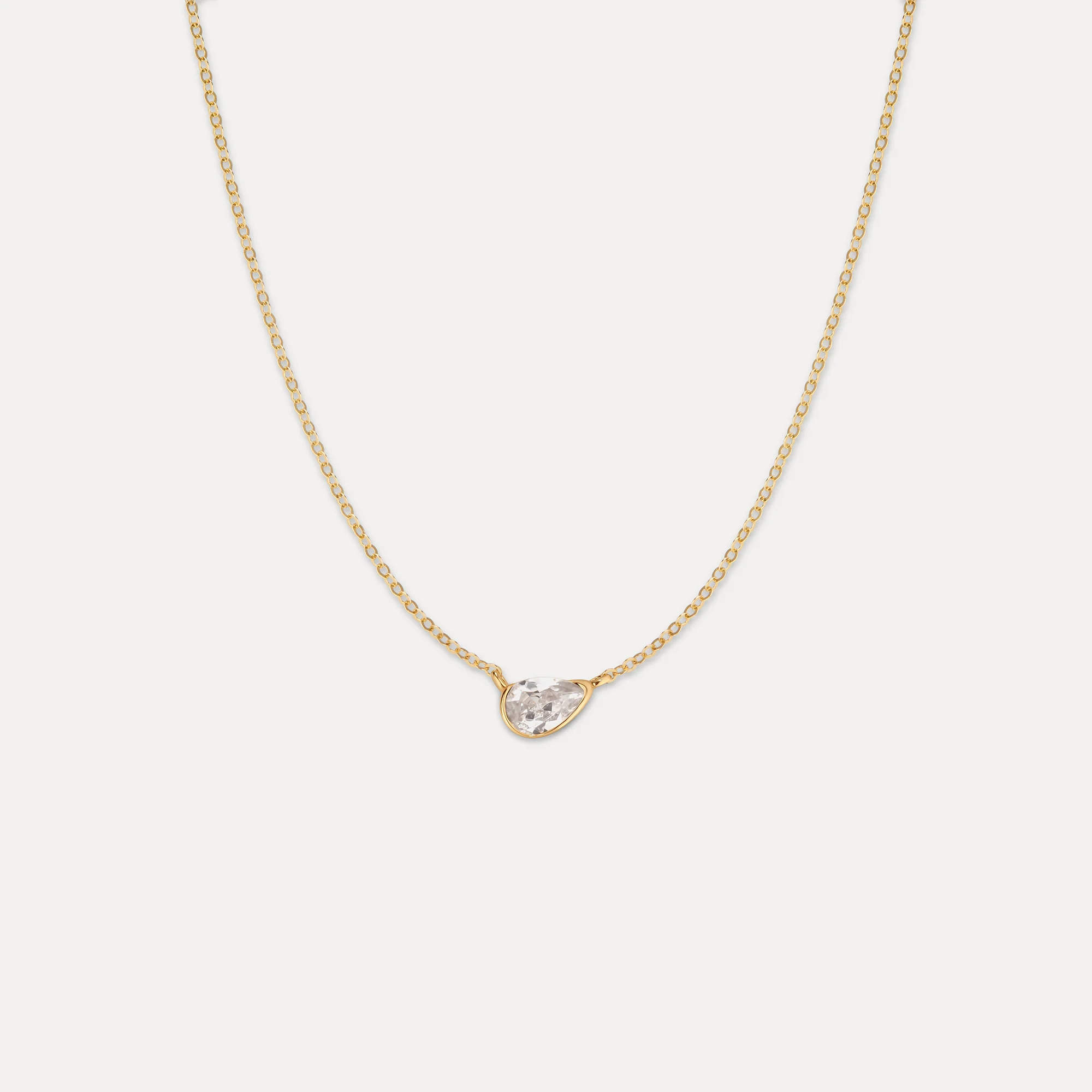 White Sapphire Zephyr Necklace