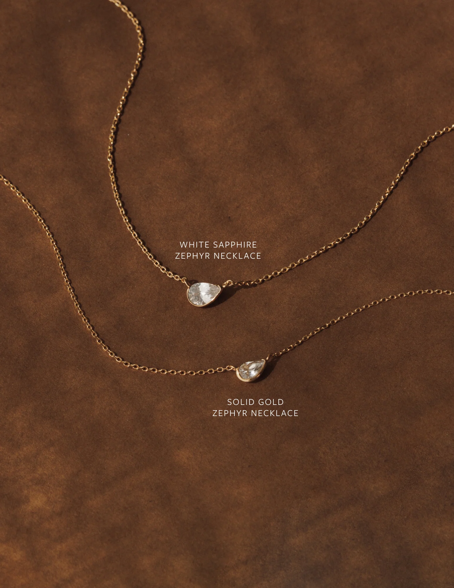 Solid Gold Zephyr Necklace - Image 6