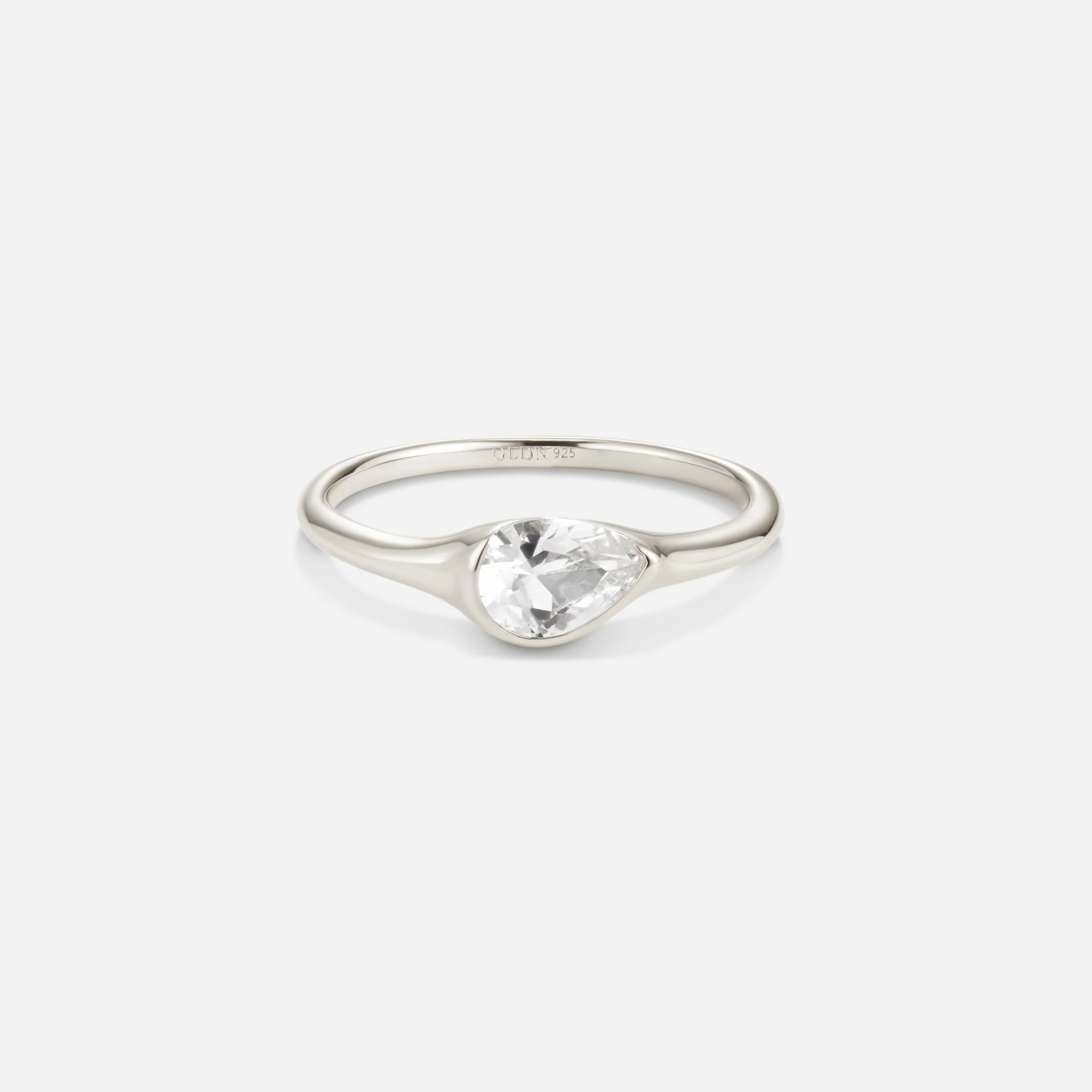 White Sapphire Zephyr Ring - Image 2