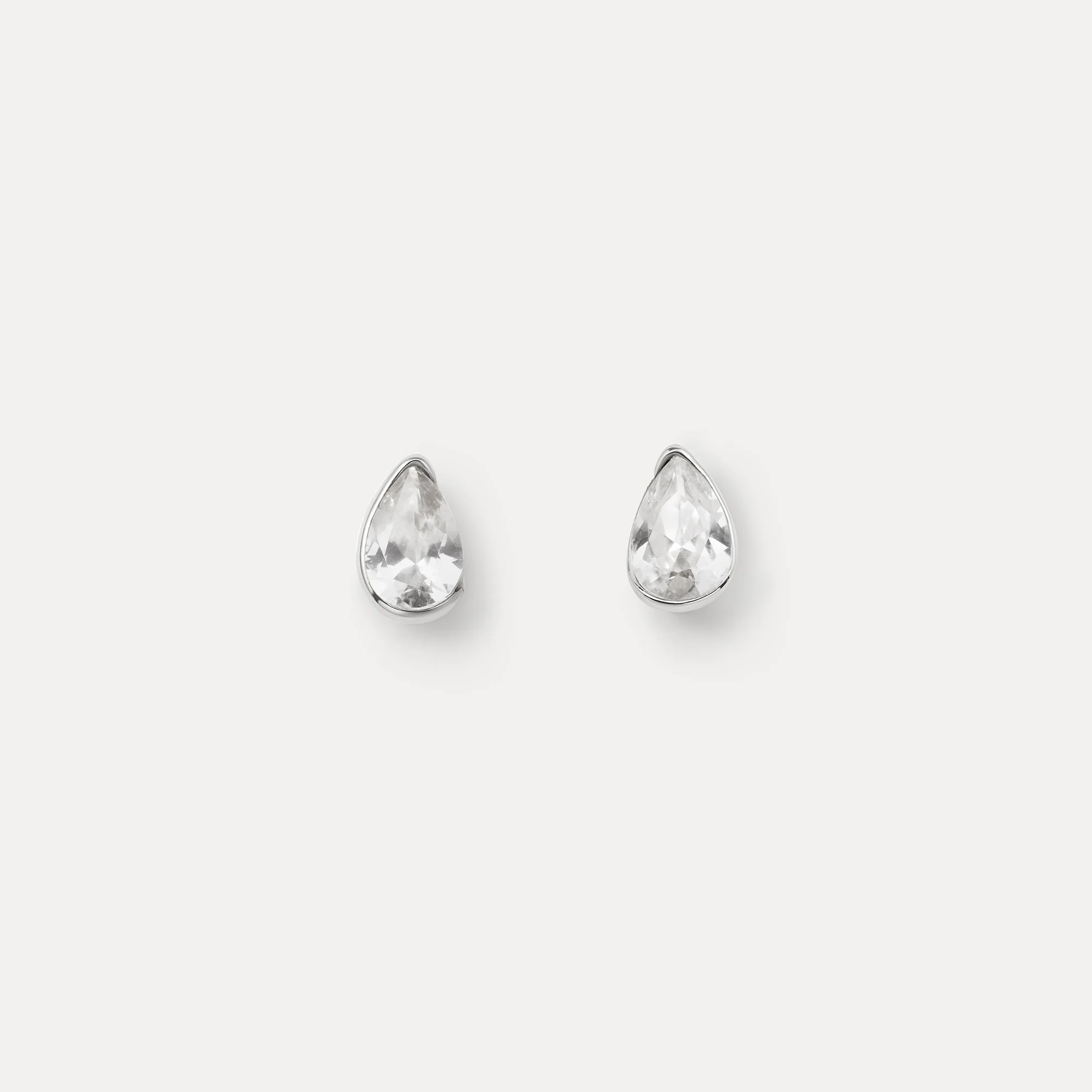 White Sapphire Zephyr Studs - Image 2