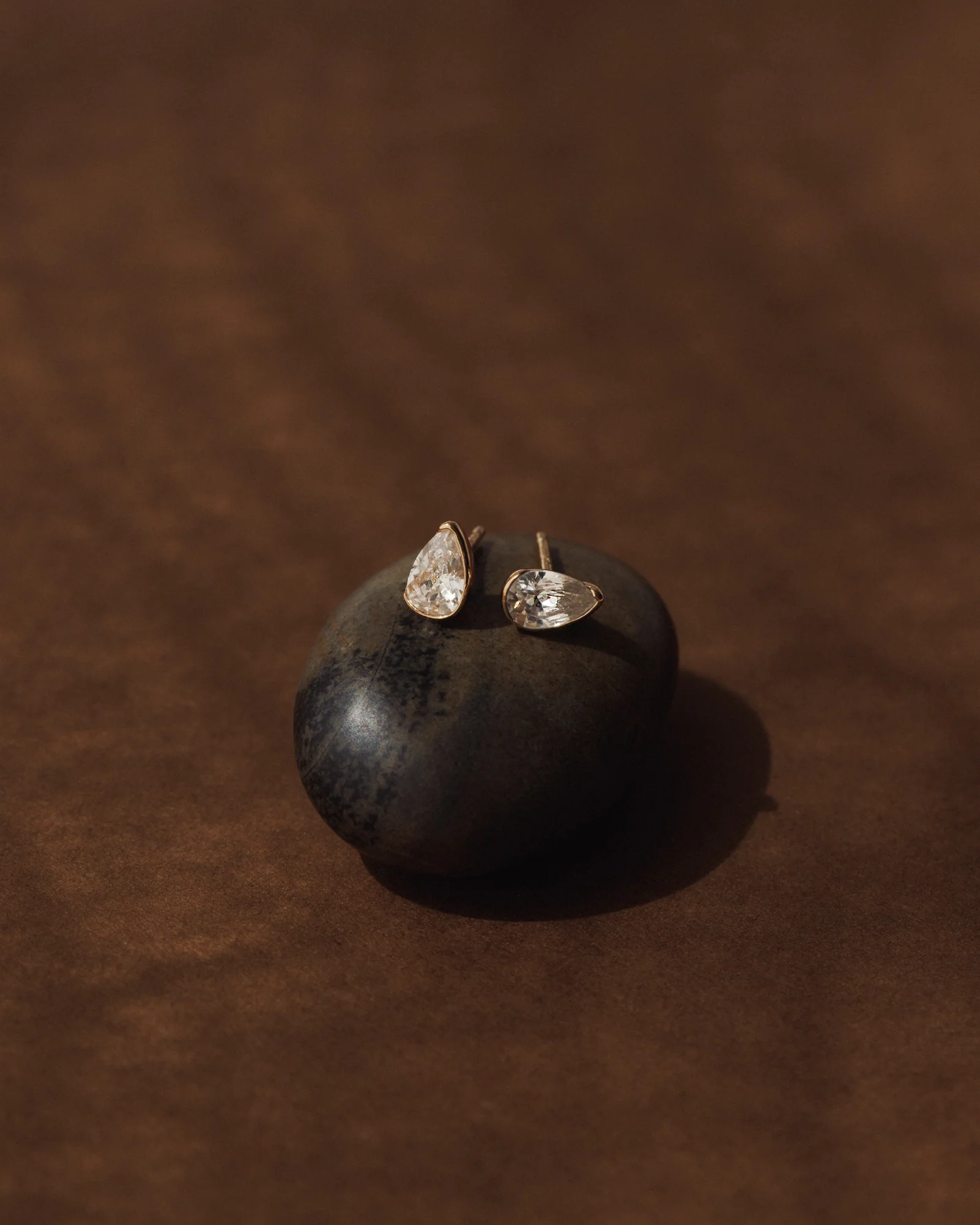 White Sapphire Zephyr Studs - Image 4